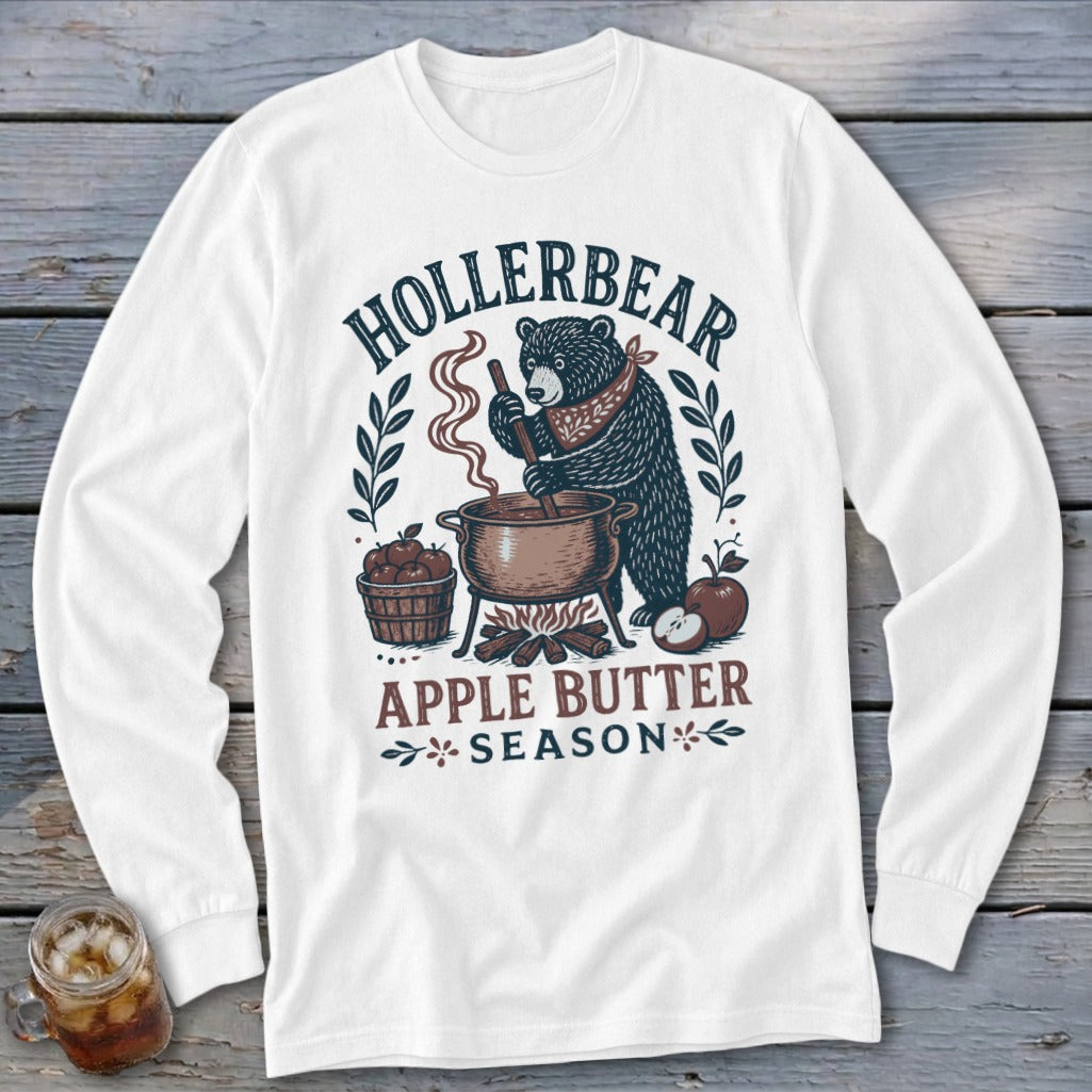 HollerBear Apple Butter Season Long Sleeve Tee
