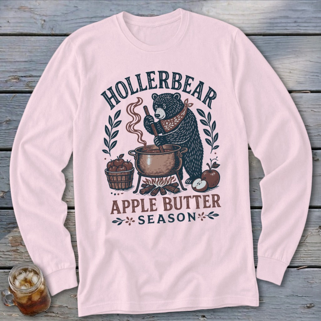 HollerBear Apple Butter Season Long Sleeve Tee