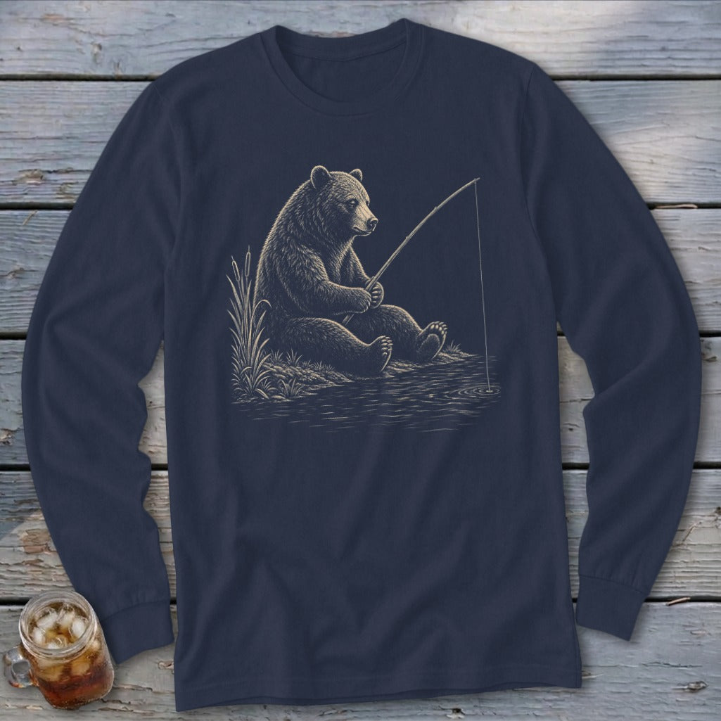 HollerBear Fishing Long Sleeve Tee