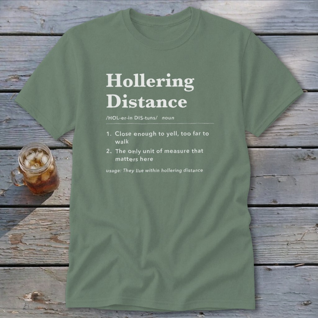 Hollering Distance Definition Classic Tee