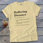 Hollering Distance Definition Signature Tee