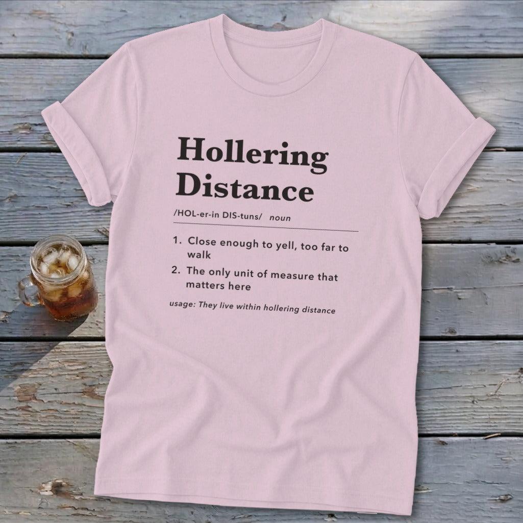 Hollering Distance Definition Softstyle Tee