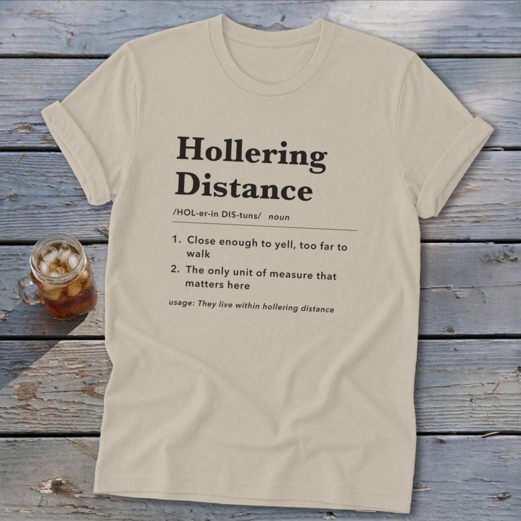 Hollering Distance Definition Softstyle Tee
