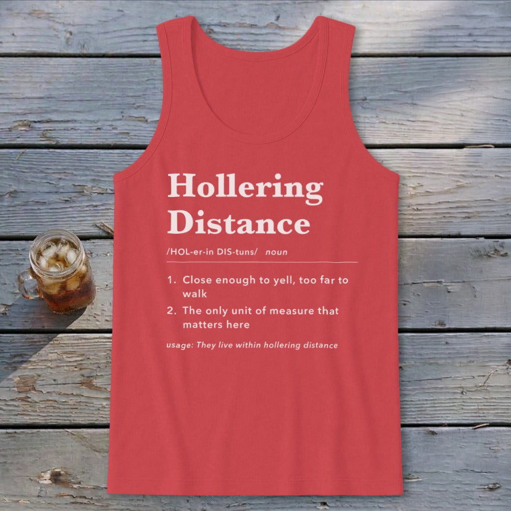Hollering Distance Definition Tank Top