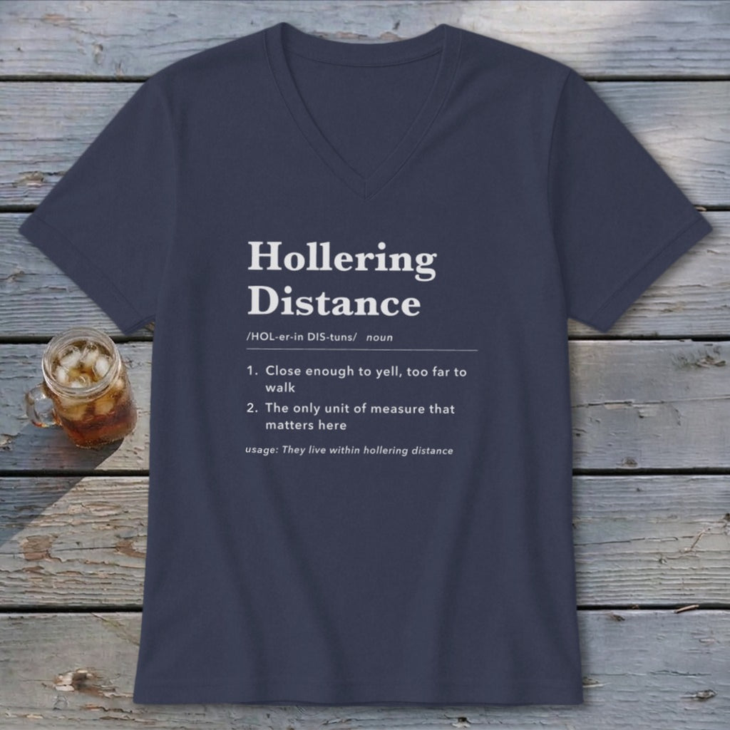Hollering Distance Definition V-neck