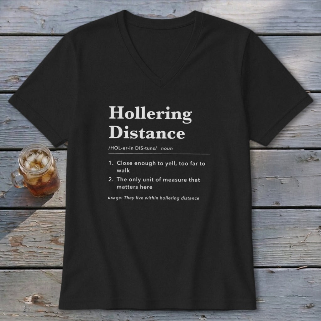 Hollering Distance Definition V-neck