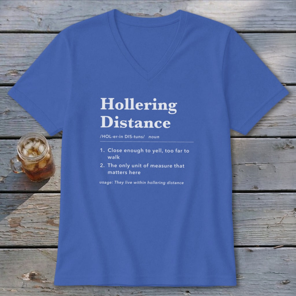 Hollering Distance Definition V-neck
