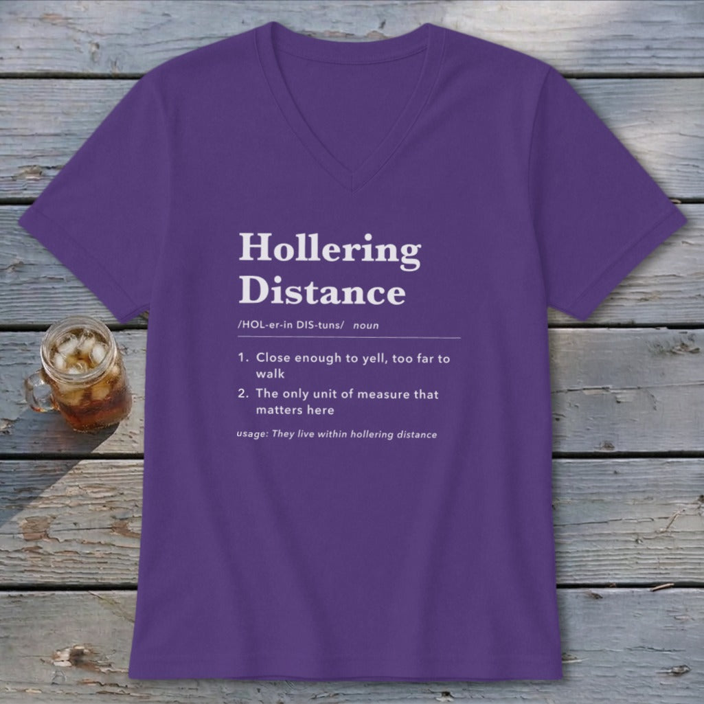 Hollering Distance Definition V-neck