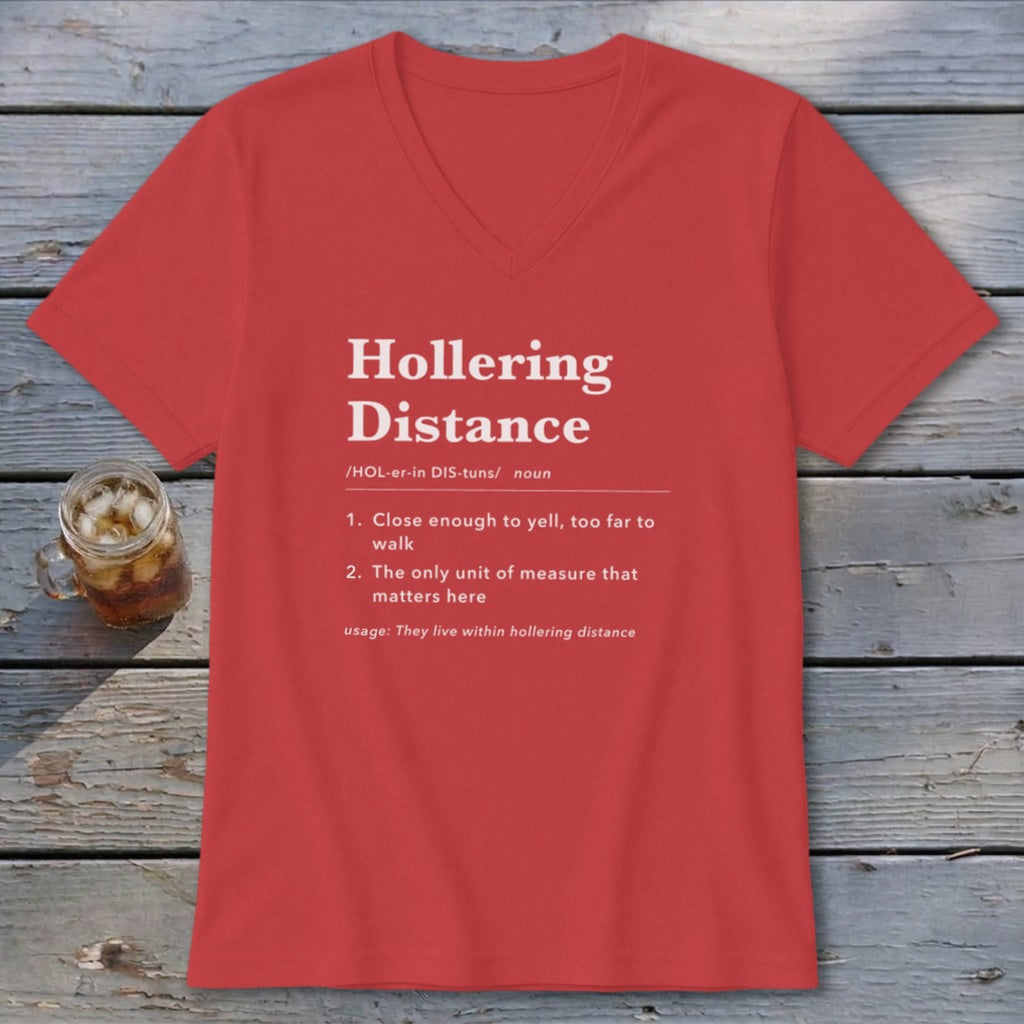 Hollering Distance Definition V-neck