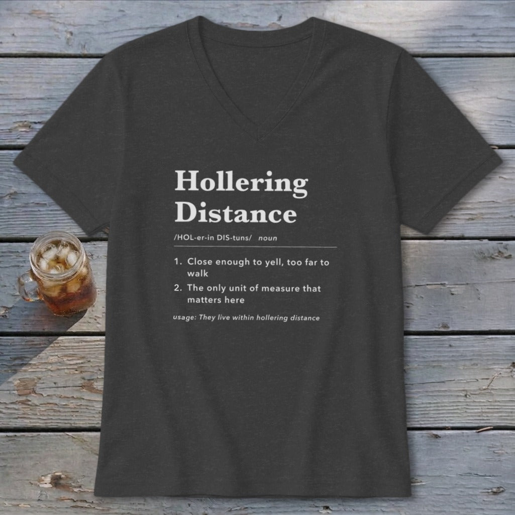 Hollering Distance Definition V-neck