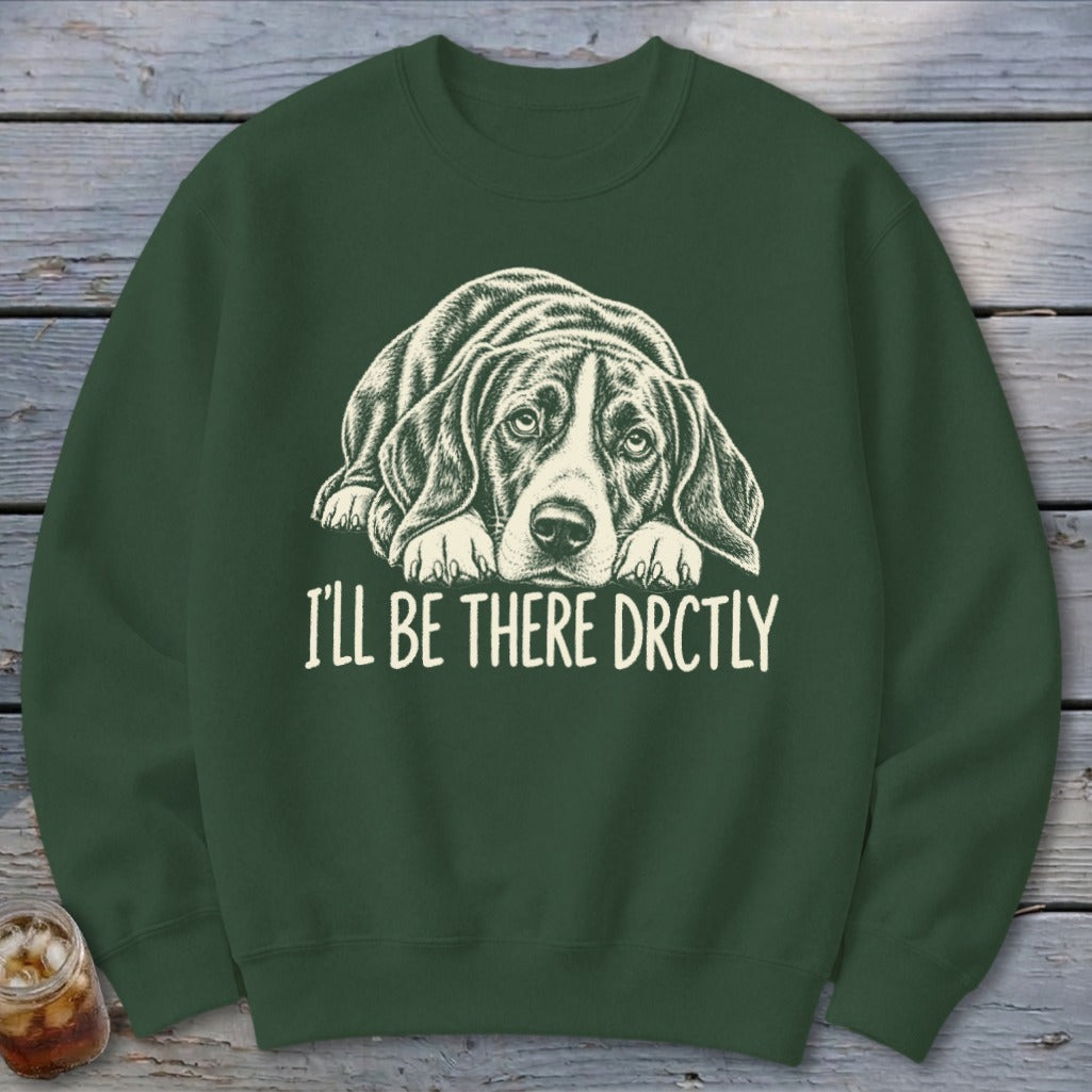 I'll Be There Drctly Hound Sweatshirt