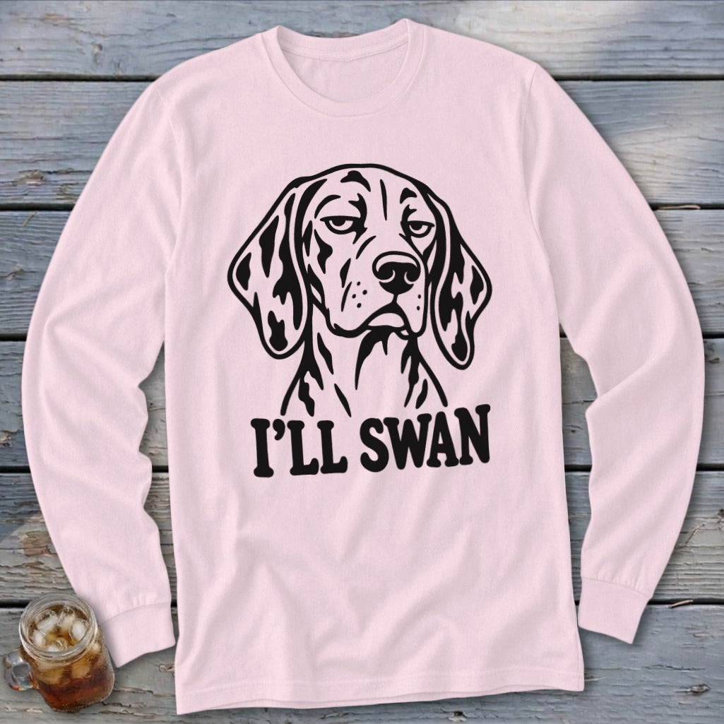 I'll Swan Hound Long Sleeve Tee