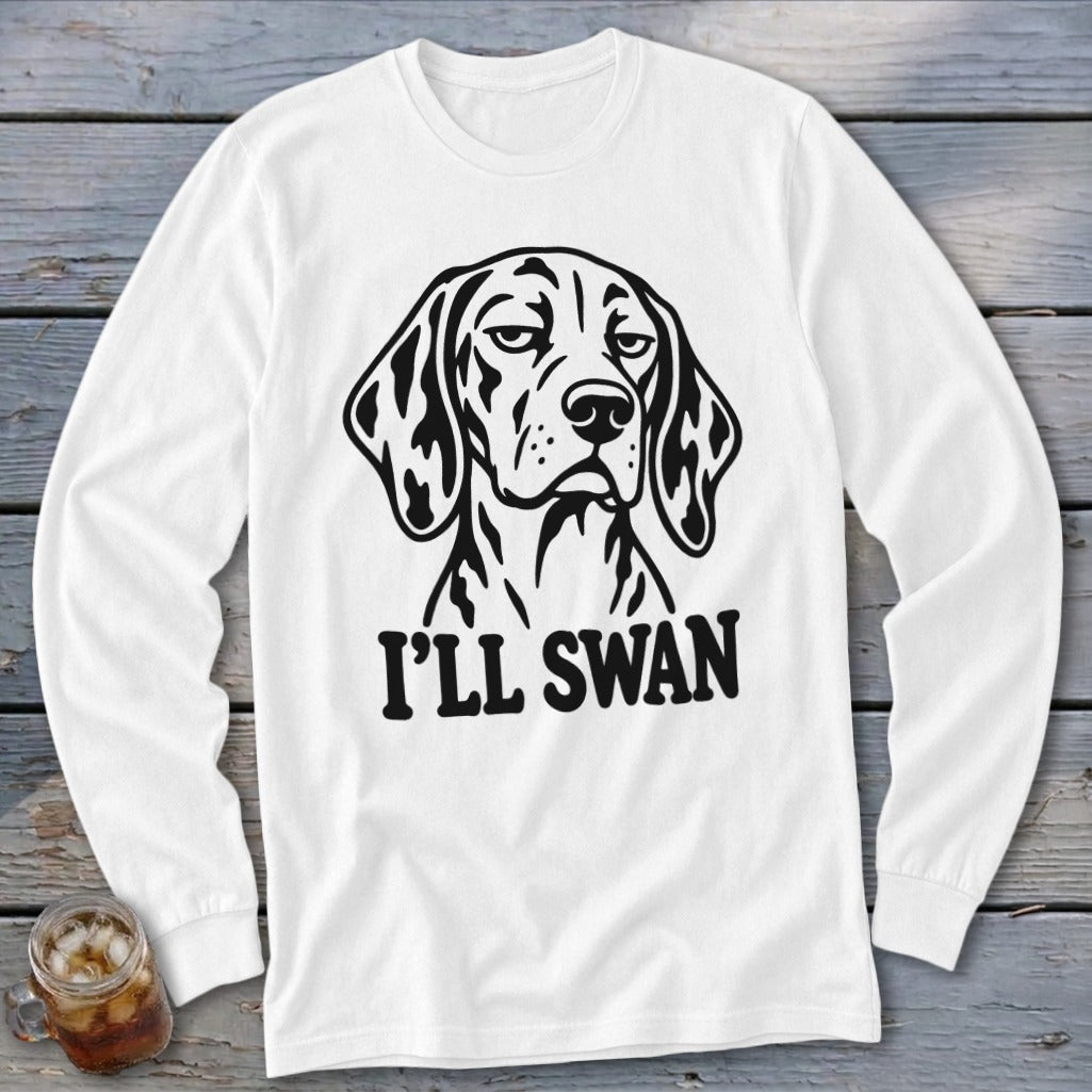 I'll Swan Hound Long Sleeve Tee