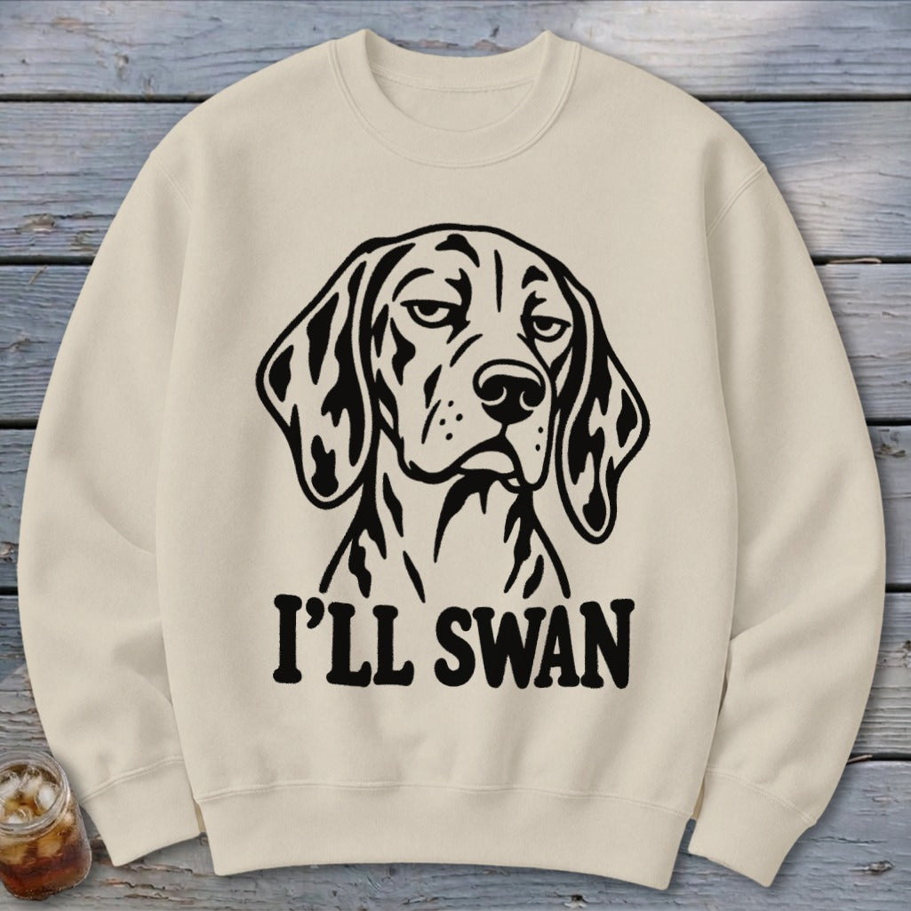 I'll Swan Hound Sweatshirt
