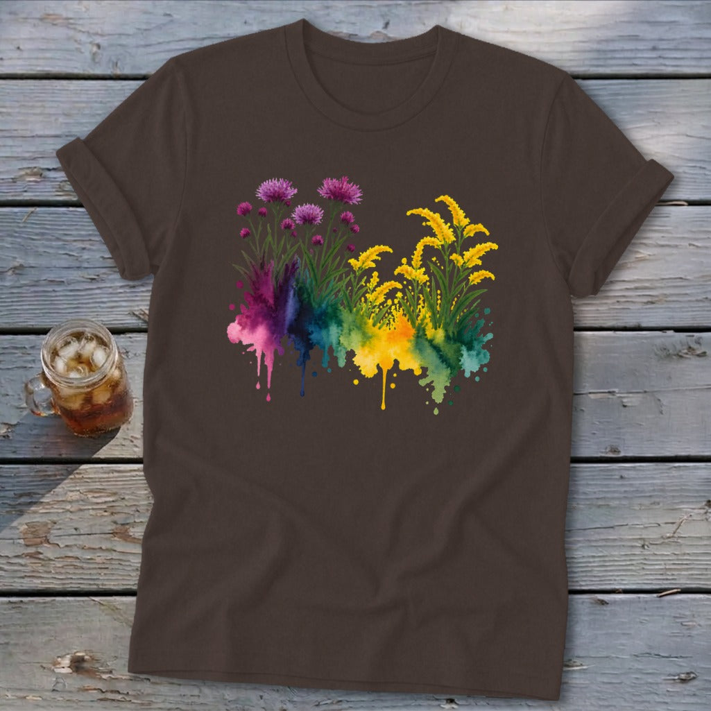 Ironweed and Goldenrod Softstyle Tee