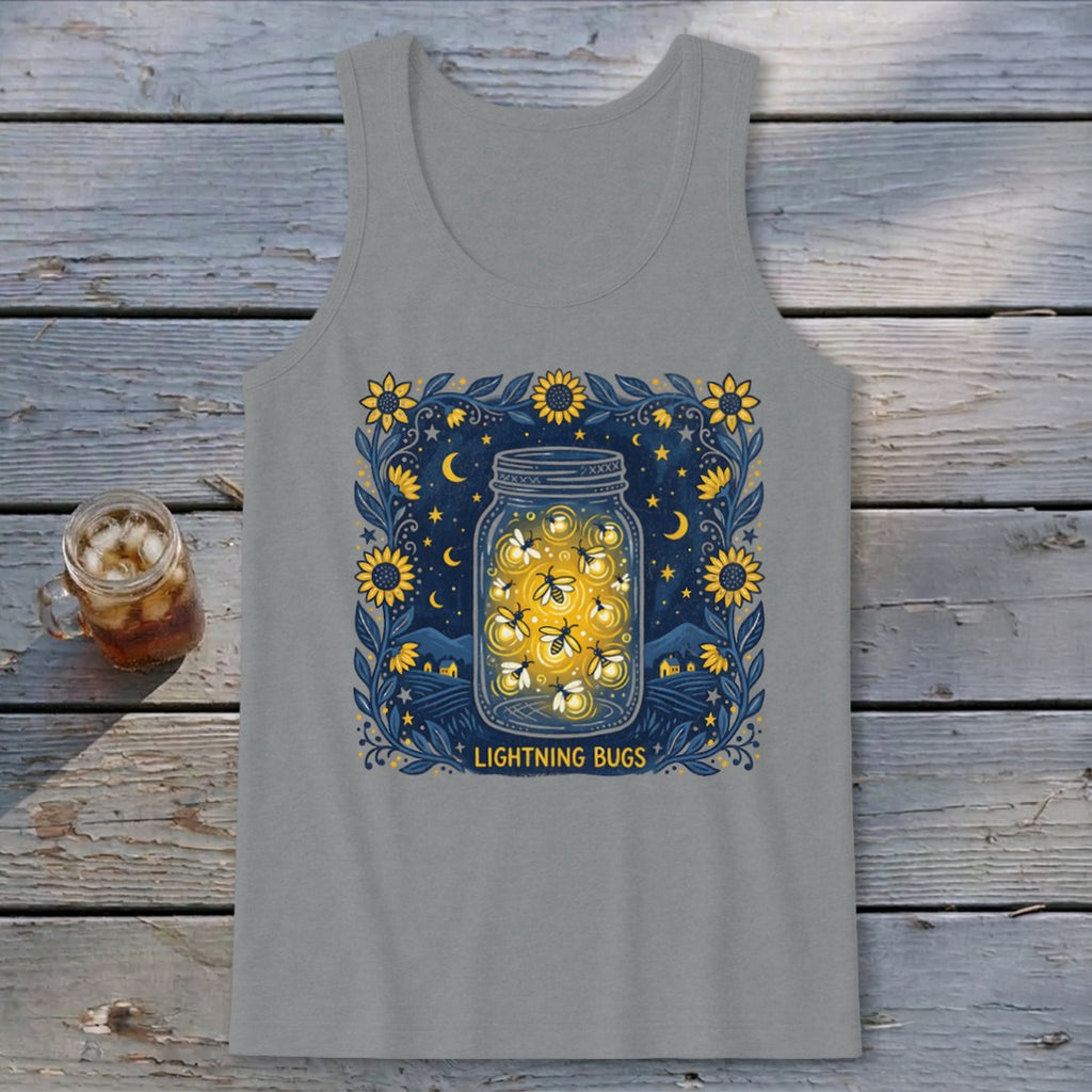 Jar of Lightning Bugs Tank Top