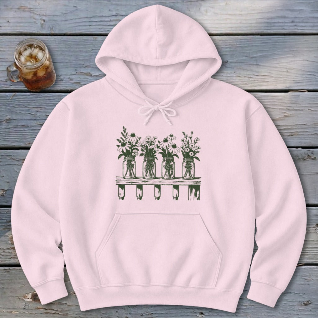 Jars On The Porch Rail Hoodie