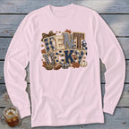 Kentucky Faux Chenille Fall Patch Long Sleeve Tee