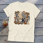 Kentucky Faux Chenille Fall Patch Softstyle Tee