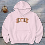 Kentucky Faux Embroidery Letters Hoodie