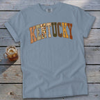 Kentucky Faux Embroidery Letters Signature Tee