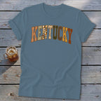 Kentucky Faux Embroidery Letters Softstyle Tee