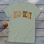 Kentucky Faux Embroidery Letters Softstyle Tee