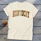 Kentucky Faux Embroidery Letters Softstyle Tee