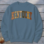 Kentucky Faux Embroidery Letters Sweatshirt