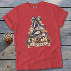Kentucky Faux Patchwork Christmas Tree Signature Tee