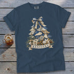 Kentucky Faux Patchwork Christmas Tree Signature Tee