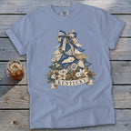 Kentucky Faux Patchwork Christmas Tree Signature Tee
