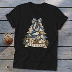 Kentucky Faux Patchwork Christmas Tree Softstyle Tee