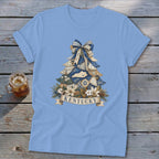 Kentucky Faux Patchwork Christmas Tree Softstyle Tee