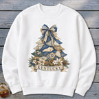 Kentucky Faux Patchwork Christmas Tree Sweatshirt