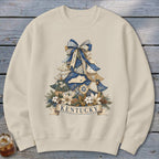 Kentucky Faux Patchwork Christmas Tree Sweatshirt