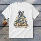 Kentucky Faux Patchwork Christmas Tree Youth Tee
