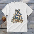 Kentucky Faux Patchwork Christmas Tree Youth Tee