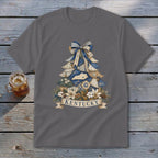 Kentucky Faux Patchwork Christmas Tree Youth Tee
