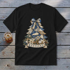 Kentucky Faux Patchwork Christmas Tree Youth Tee