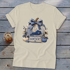 Kentucky Faux Patchwork Pumpkin Softstyle Tee