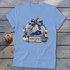 Kentucky Faux Patchwork Pumpkin Softstyle Tee
