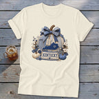 Kentucky Faux Patchwork Pumpkin Softstyle Tee