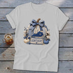 Kentucky Faux Patchwork Pumpkin Softstyle Tee