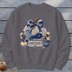 Kentucky Faux Patchwork Pumpkin Sweatshirt