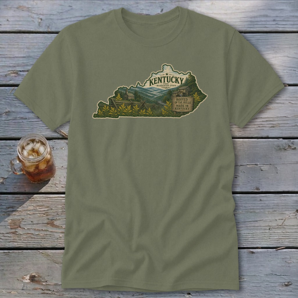 Kentucky Homeplace Scene Classic Tee