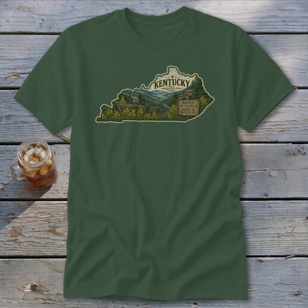 Kentucky Homeplace Scene Classic Tee