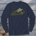 Kentucky Homeplace Scene Long Sleeve Tee