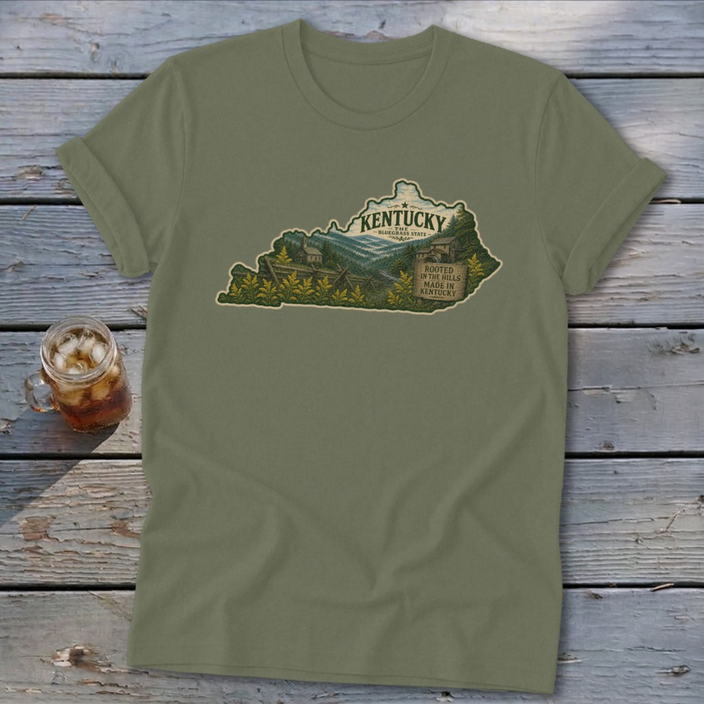 Kentucky Homeplace Scene Softstyle Tee