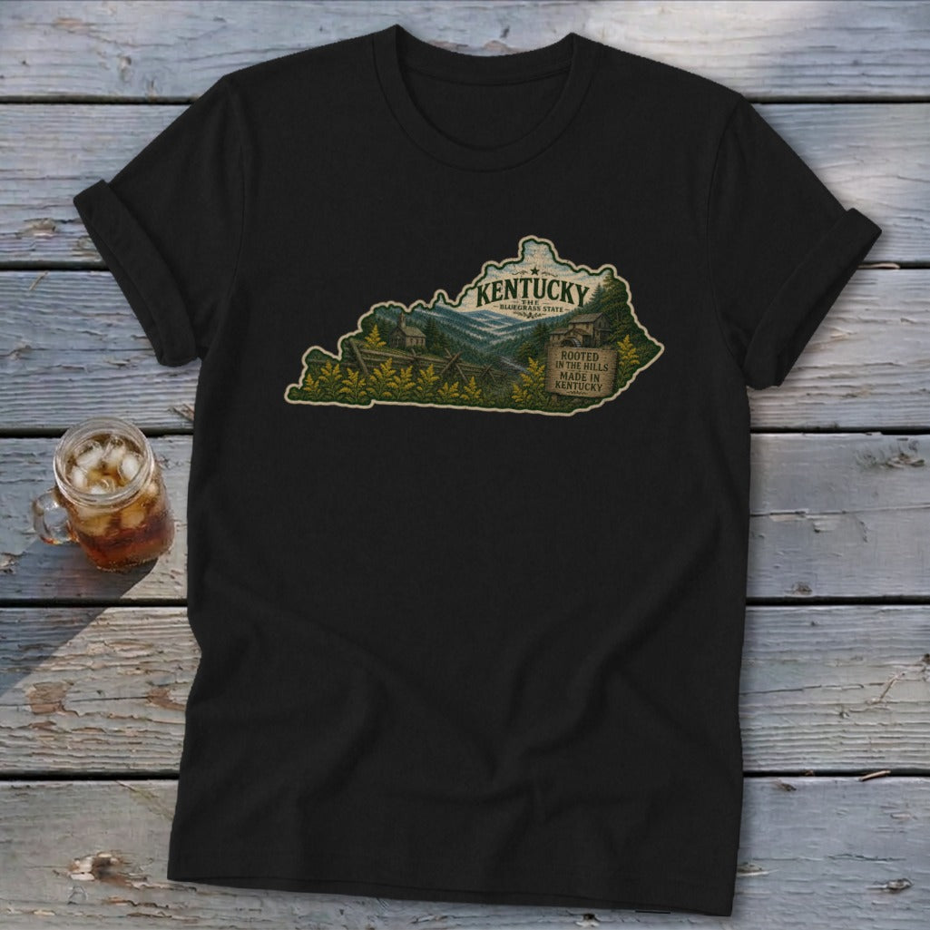 Kentucky Homeplace Scene Softstyle Tee
